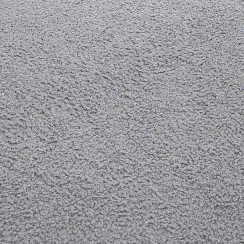 Canapé d'angle moderne en bouclette avec assise incurvée (orienté à droite)