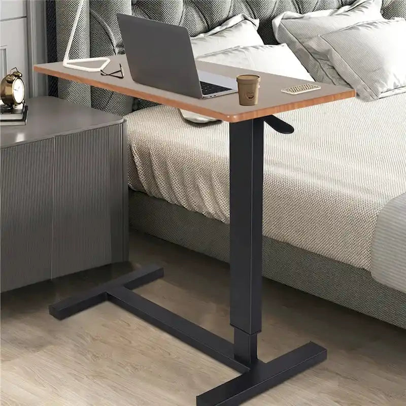 Chariot de lit à roulettes réglable pour ordinateur portable, support de table d'appoint pour canapé