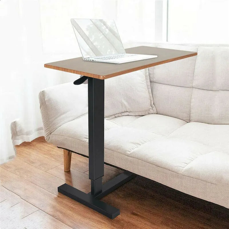 Chariot de lit à roulettes réglable pour ordinateur portable, support de table d'appoint pour canapé