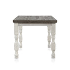 Ensemble de salle à manger 7 pièces Ionessa en bois blanc antique contemporain, hauteur comptoir, par Furniture of America