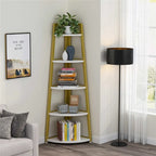 Étagère d'angle à 5 niveaux pour salle de bain