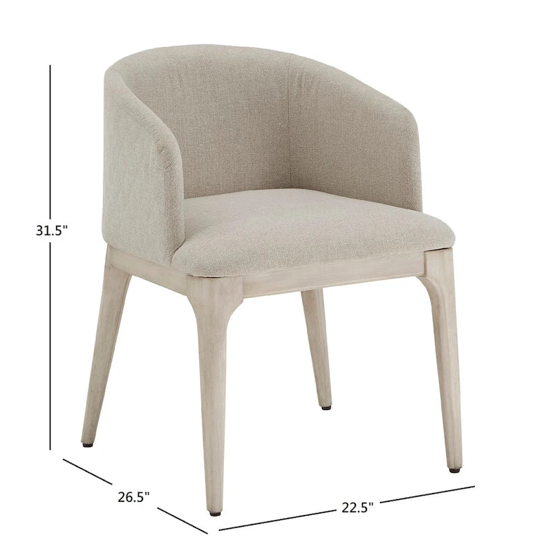 Chaise de salle à manger Tiby Heathered par iNSPIRE Q Modern