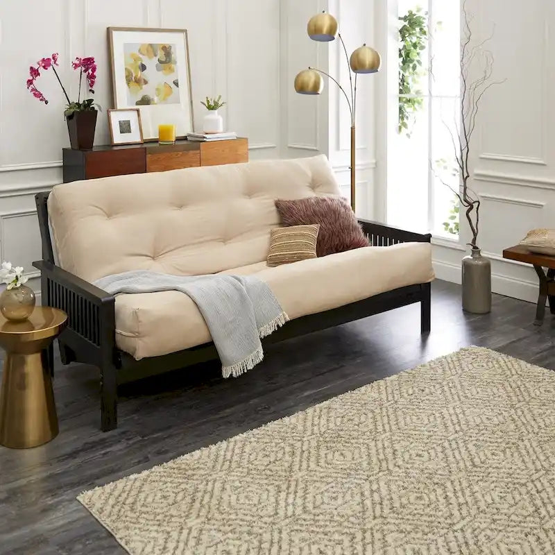 Matelas futon TruPedic 12 po Queen gris granit