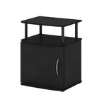 Porch & Den Mangin Black Utility Design Storage End Table