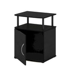 Table d'appoint de rangement Porch &amp; Den Mangin Black Utility Design