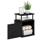 Table d'appoint de rangement Porch &amp; Den Mangin Black Utility Design