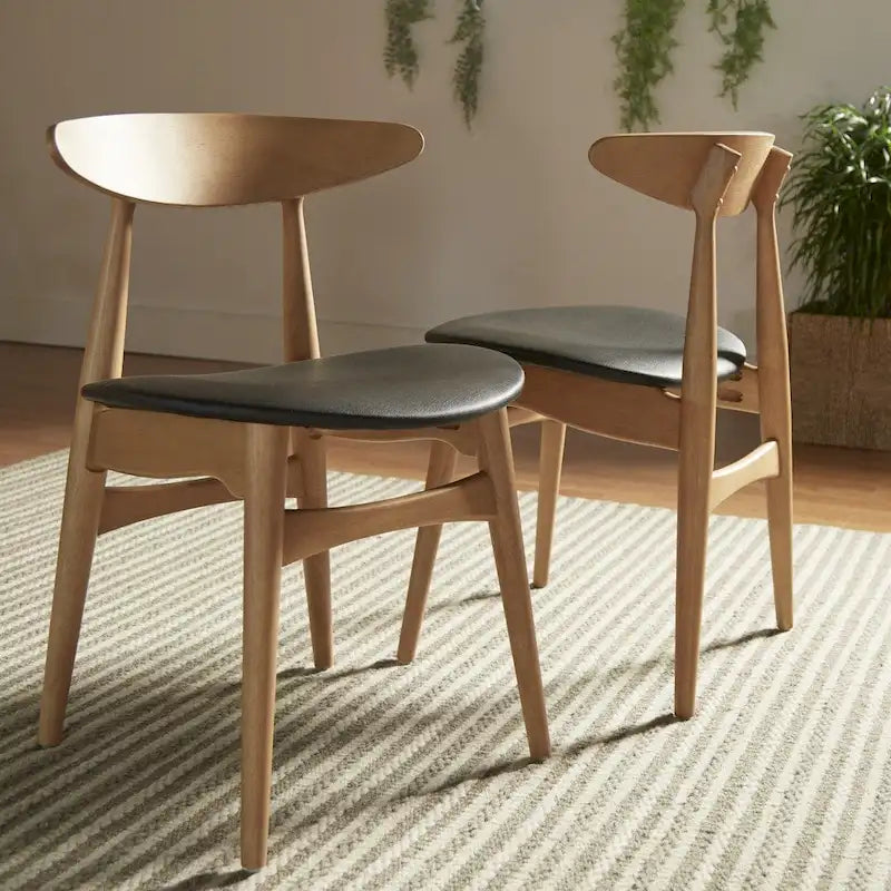 Ensemble de salle à manger conique en chêne norvégien et danois par iNSPIRE Q Modern