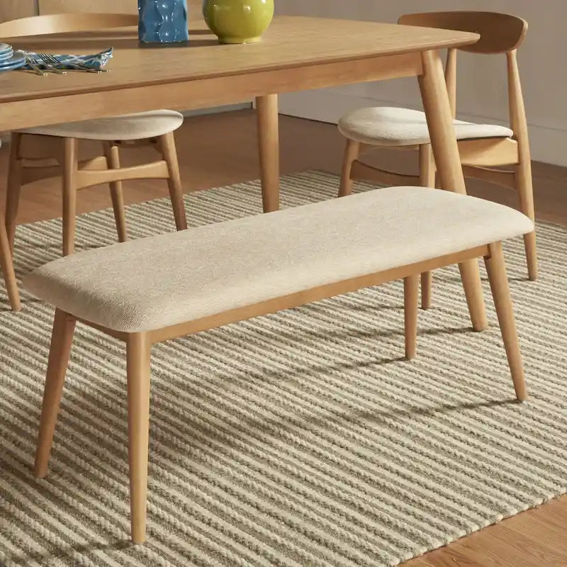 Ensemble de salle à manger conique en chêne norvégien et danois par iNSPIRE Q Modern