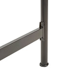 Lit Queen Bridgette beige capitonné en métal noir par iNSPIRE Q Classic