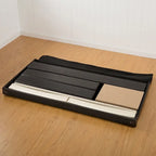 Lit plateforme Priage by Zinus, format king, recouvert de similicuir