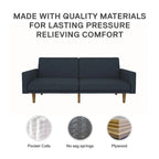 Futon en lin Marci Avenue Greene