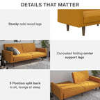 Futon en lin Marci Avenue Greene