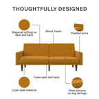 Futon en lin Marci Avenue Greene