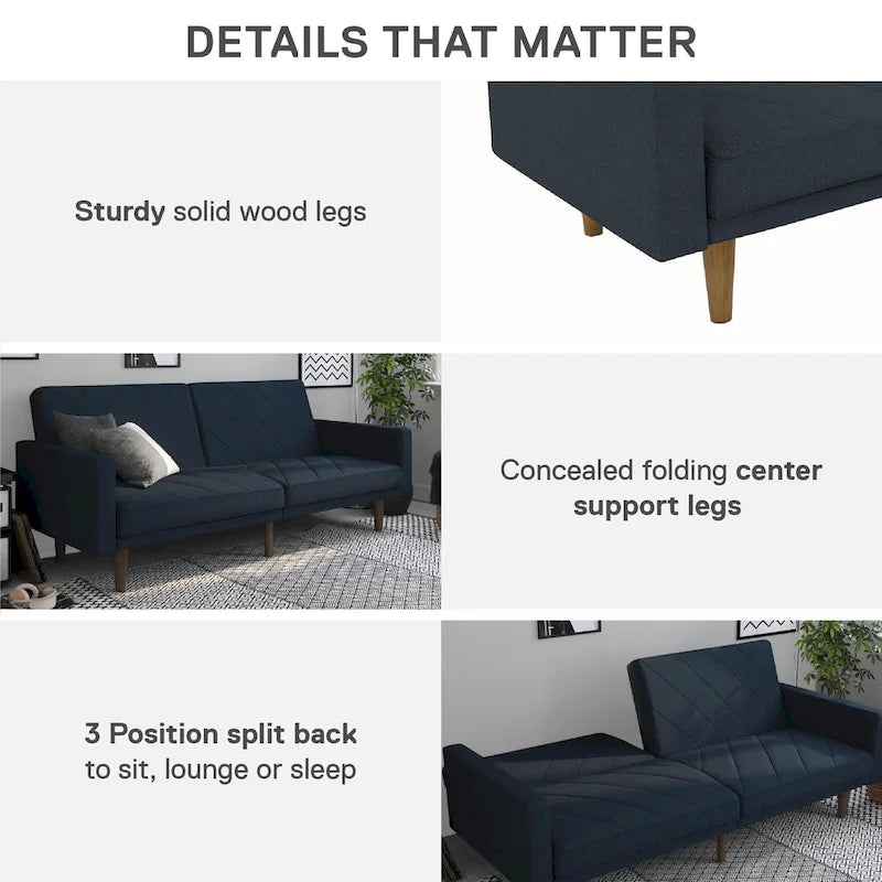 Futon en lin Marci Avenue Greene