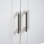 Meuble de rangement moderne Kleankin à double porte pour toilettes, organisateur de salle de bain