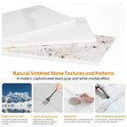 Table de salle à manger ronde avec plateau en marbre et pieds en métal, idéale pour la salle à manger ou la cuisine.