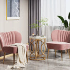 Table d'appoint dorée, table ronde avec plateau en imitation marbre