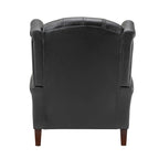Fauteuil Alex Classic en cuir avec garniture cloutée par HULALA HOME