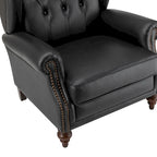 Fauteuil Alex Classic en cuir avec garniture cloutée par HULALA HOME