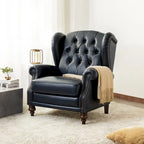 Fauteuil Alex Classic en cuir avec garniture cloutée par HULALA HOME