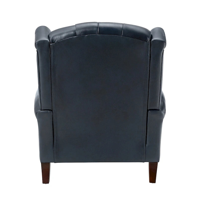 Fauteuil Alex Classic en cuir avec garniture cloutée par HULALA HOME