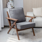 Fauteuil d'appoint, fauteuil de salon, fauteuil moderne du milieu du siècle, fauteuil de lecture d'appoint avec accoudoir.