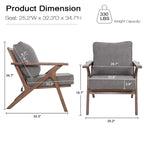 Fauteuil d'appoint, fauteuil de salon, fauteuil moderne du milieu du siècle, fauteuil de lecture d'appoint avec accoudoir.