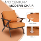 Fauteuil d'appoint, fauteuil de salon, fauteuil moderne du milieu du siècle, fauteuil de lecture d'appoint avec accoudoir.