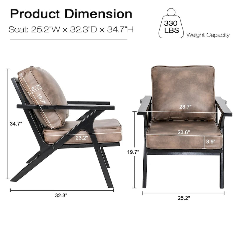 Fauteuil d'appoint, fauteuil de salon, fauteuil moderne du milieu du siècle, fauteuil de lecture d'appoint avec accoudoir.