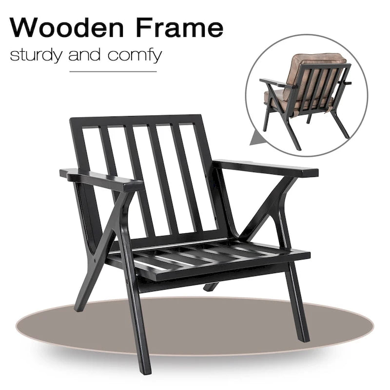 Fauteuil d'appoint, fauteuil de salon, fauteuil moderne du milieu du siècle, fauteuil de lecture d'appoint avec accoudoir.