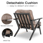 Fauteuil d'appoint, fauteuil de salon, fauteuil moderne du milieu du siècle, fauteuil de lecture d'appoint avec accoudoir.