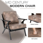 Fauteuil d'appoint, fauteuil de salon, fauteuil moderne du milieu du siècle, fauteuil de lecture d'appoint avec accoudoir.