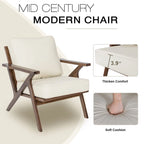 Fauteuil d'appoint, fauteuil de salon, fauteuil moderne du milieu du siècle, fauteuil de lecture d'appoint avec accoudoir.