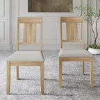 Ensemble de salle à manger classique en bois 7 pièces CraftPorch