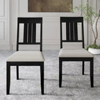 Ensemble de salle à manger classique en bois 7 pièces CraftPorch