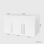 Armoire de rangement murale empilable