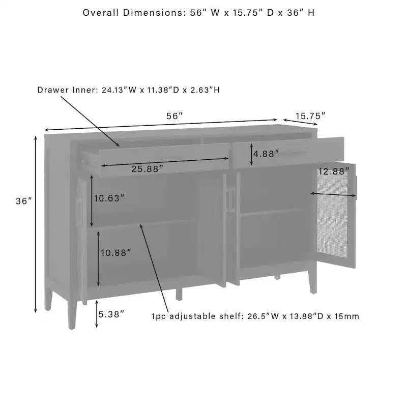 Buffet Crosley Milo