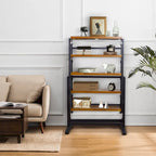 Table transformable en bois massif / Étagère convertible pour petits espaces / Présentoir multifonctionnel