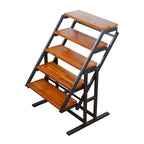 Table transformable en bois massif / Étagère convertible pour petits espaces / Présentoir multifonctionnel