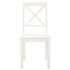 Chaises de salle à manger SAFAVIEH Lulla Farmhouse à dossier croisé (lot de 2) - 46,7 cm (L) x 50,5 cm (l) x 94 cm (H) - 18L x 20P x 37H