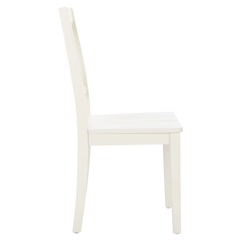 Chaises de salle à manger SAFAVIEH Lulla Farmhouse à dossier croisé (lot de 2) - 46,7 cm (L) x 50,5 cm (l) x 94 cm (H) - 18L x 20P x 37H