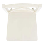 Chaises de salle à manger SAFAVIEH Lulla Farmhouse à dossier croisé (lot de 2) - 46,7 cm (L) x 50,5 cm (l) x 94 cm (H) - 18L x 20P x 37H