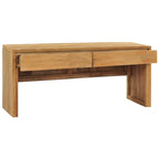 Meuble TV vidaXL 39,4 x 13,8 x 17,7 cm en bois massif de teck