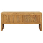 Meuble TV vidaXL 39,4 x 13,8 x 17,7 cm en bois massif de teck