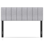 Tête de lit rembourrée en lin pour cadres de lit doubles et queen size