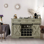 Meuble bar Royalcraft de 132 cm avec casier à vin et grand espace de rangement