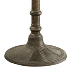 Table de salle à manger ronde de style transitionnel en MDF et métal, de style bistro - 76 cm (H) x 76 cm (l) x 76 cm (P)