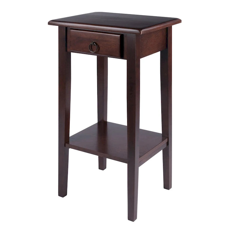 Regalia Accent, Side Table, Walnut - 17W x 14D x 29.50H