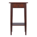 Table d'appoint Regalia Accent, noyer - 43,2 cm (L) x 35,6 cm (P) x 74,9 cm (H)