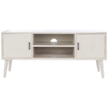 Meuble TV multimédia SAFAVIEH Maegan style milieu du siècle avec rangement - 120 cm (L) x 40 cm (P) x 51 cm (H)